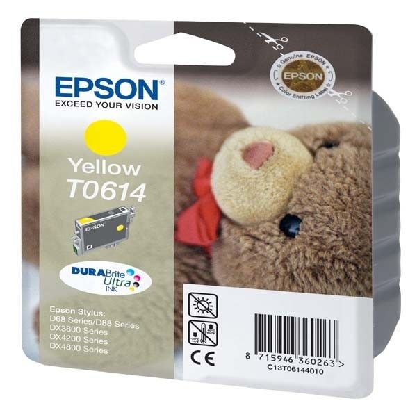 Мастилница Epson T0614 17мл, жълто