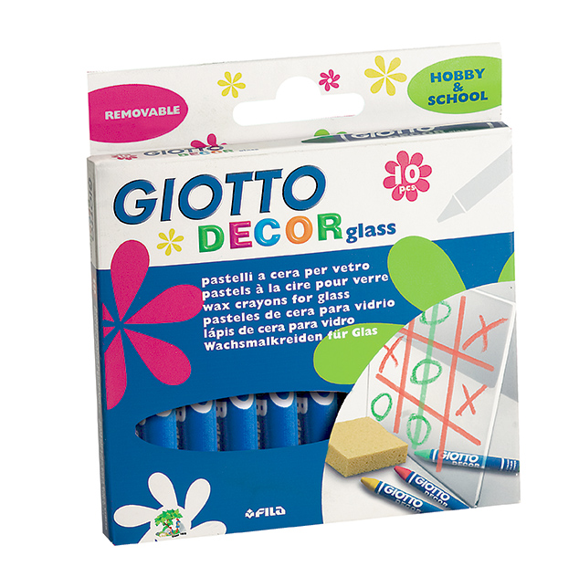 Пастели Giotto Glass 10бр. в опаковка