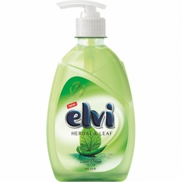 Течен сапун Elvi Herbal&Leaf помпа, 400мл.