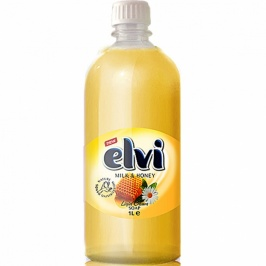 Течен сапун Elvi Milk&Honey пълнител, 1л.