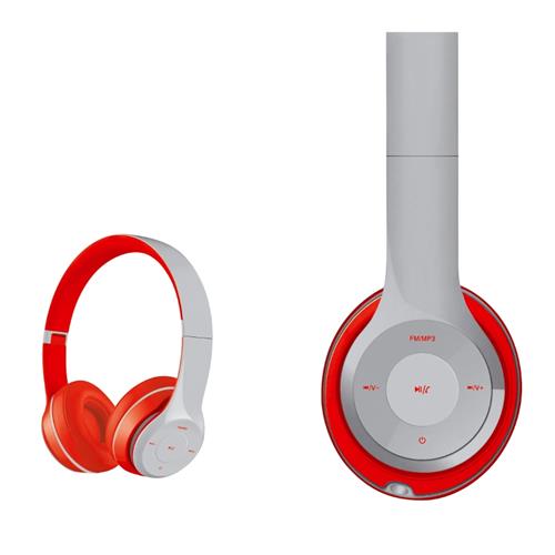 Слушалки Freestyle Bluetooth FH-0915 сиво/червено