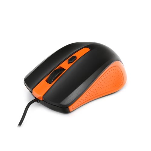 Оптична компютърна мишка Omega OM-05 1000DPI Value Line, цвят оранжев