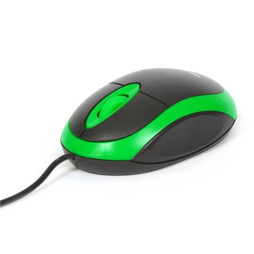 Оптична компютърна мишка Omega OM-06V 1200DPI Value Line, цвят зелен