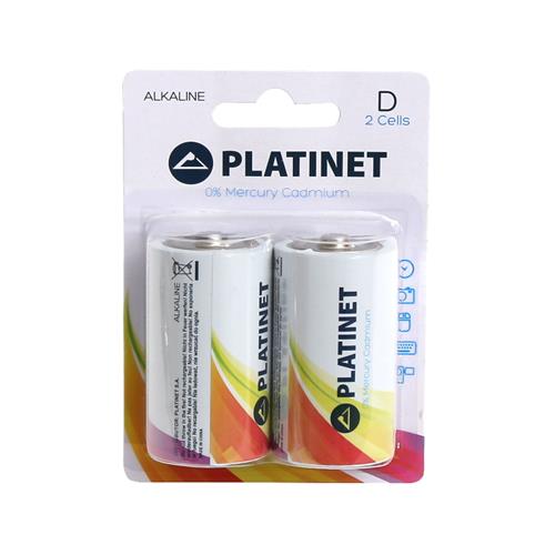 Алкални батерии Platinet LR20  1,5V оп.2 бр.