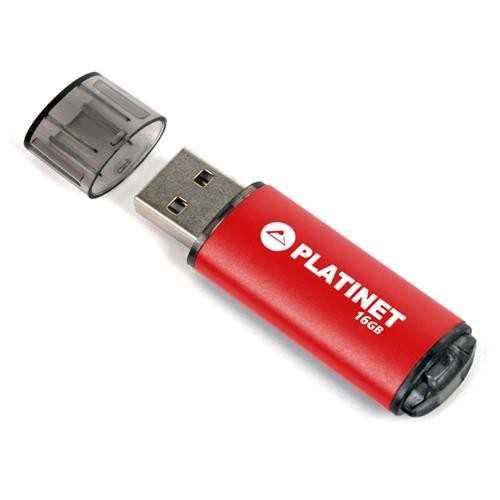 Флаш памет Platinet Pendrive USB 2.0 X-Depo 16GB червена