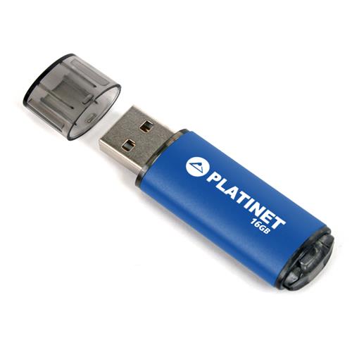 Флаш памет Platinet Pendrive USB 2.0 X-Depo 16GB синя
