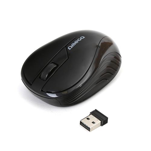Безжична компютърна мишка Omega OM-415 черно/черно