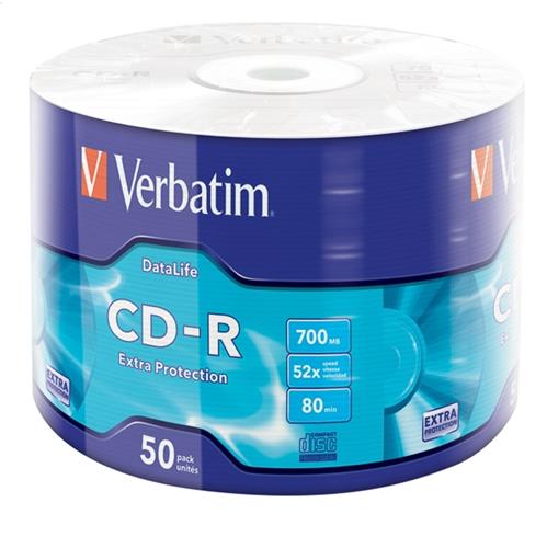 Verbatim CD-R Extra Protection 700MB 52X SP оп.50бр.