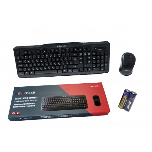 Комплект безжични клавиатура + мишка Roxpower WT-81