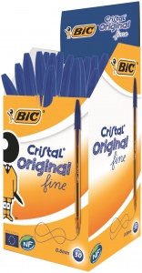 Химикалка Bic Cristal Fine 0,3мм. синя