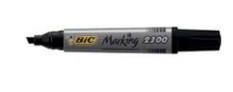 Перманентен маркер Bic 2300 4-5 мм.скосен връх  черен