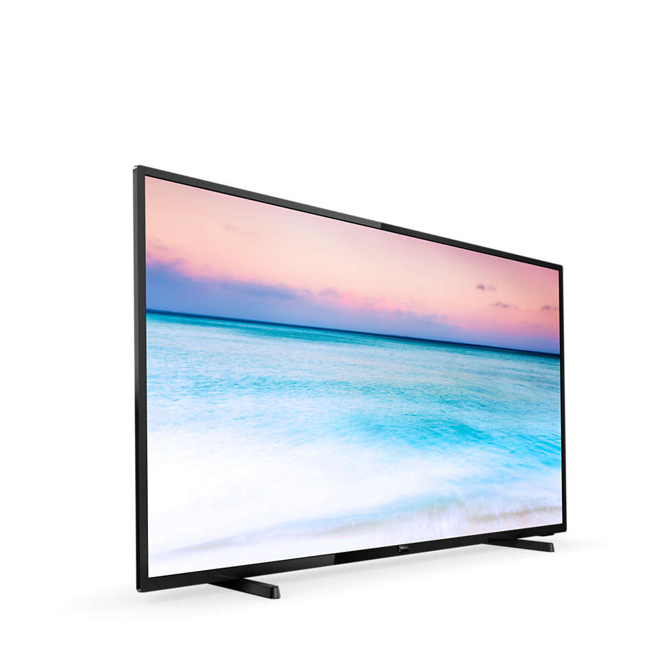 Телевизор смарт  Philips 58"  4K   Ultra HD  LED   Черен
