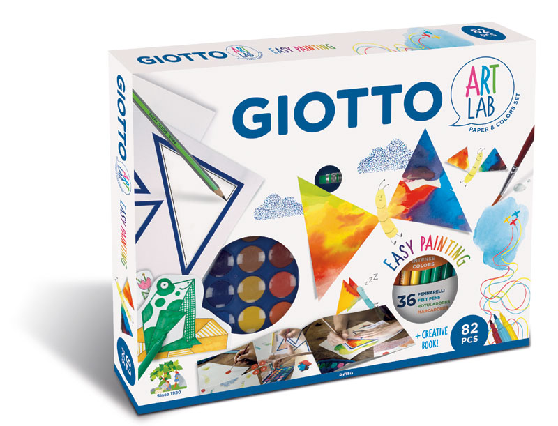Комплект Giotto Art Lab Easy Painting - Лесно рисуване/оцветяване
