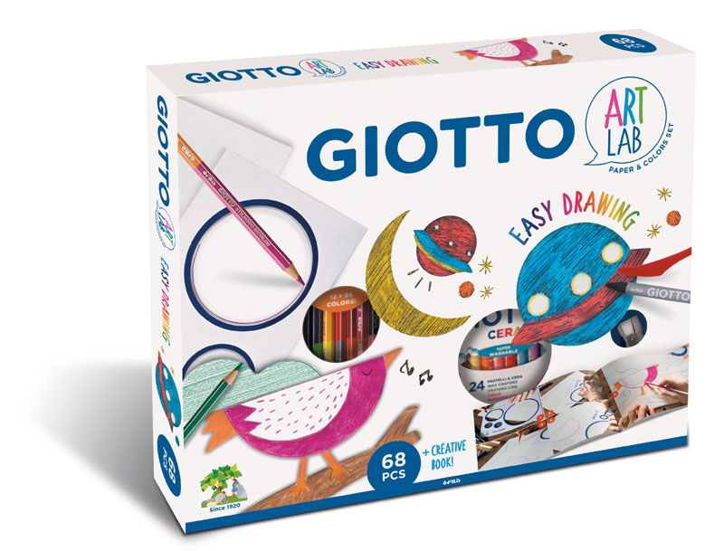 Комплект за креативност Giotto Art Lab Easy Drawing - Лесно рисуване
