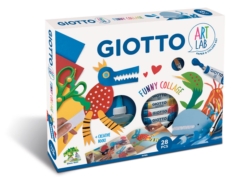 Комплект за творчество Giotto Art Lab Funny Collage - Забавен колаж