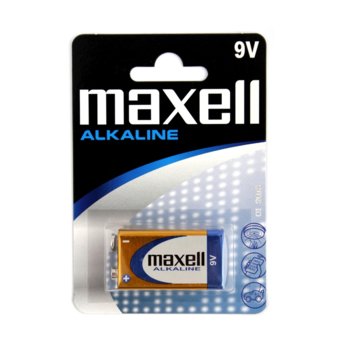 Алкални батерии Maxell 6LR61 9V оп.1