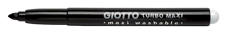 Флумастер Giotto Turbo Maxi 1 бр. цвят Черен