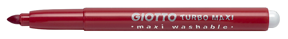 Флумастер Giotto Turbo Maxi 1 бр. цвят Червен