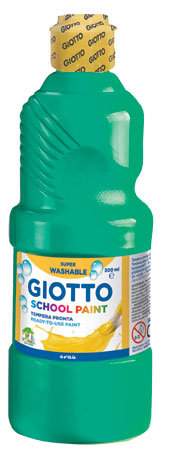Темперна боя Giotto school paint 500мл., цвят Зелен