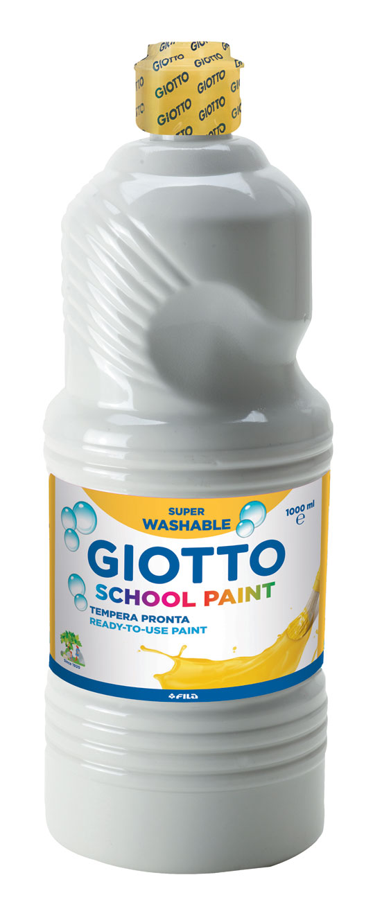 Темперна боя Giotto School paint 1л., цвят Бял