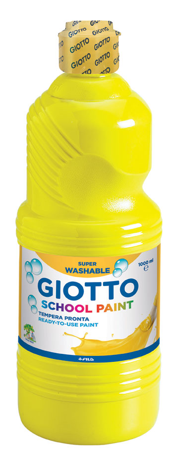 Темперна боя Giotto School paint 1л., цвят Жълт
