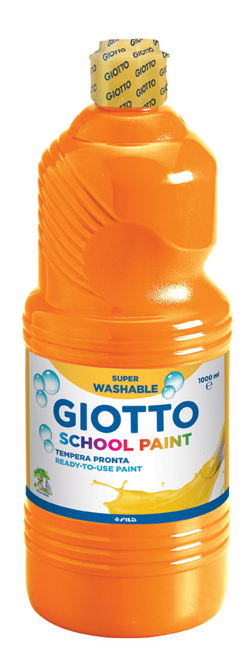 Темперна боя Giotto School paint 1л., цвят Оранжев