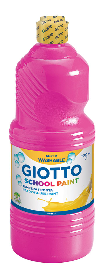 Темперна боя Giotto School paint 1л., цвят Розов Magenta