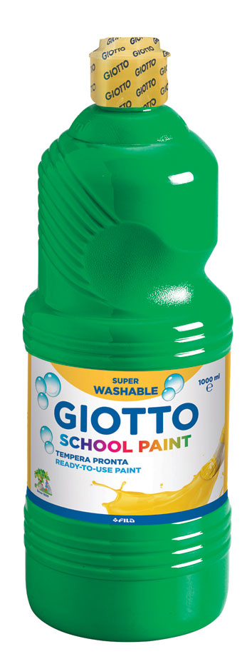 Темперна боя Giotto School paint 1л., цвят Зелен