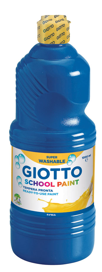 Темперна боя Giotto school paint 1л., цвят Тъмно син