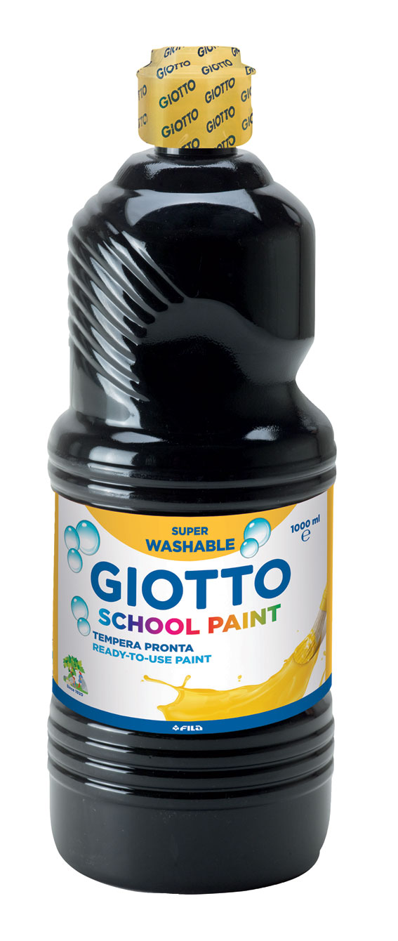 Темперна боя Giotto school paint 1л., цвят Черен