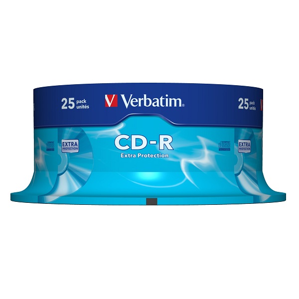 Дискове Verbatim CD-R Extra Protection 700MB 52X Cake оп.25
