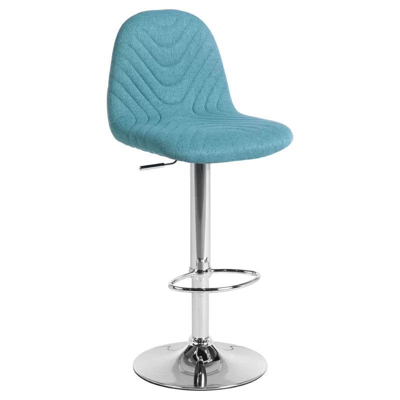 Бар стол Carmen 3085 - дамаска, цвят Аква
