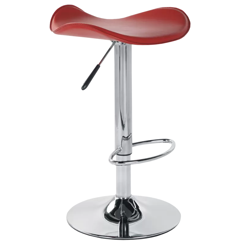 Бар стол Carmen 3011 - еко кожа, цвят Червен