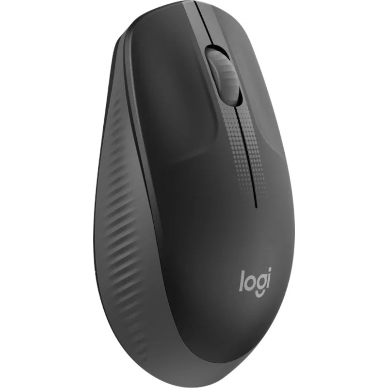 Безжична мишка Logitech - M190, USB, 1000 DPI черна