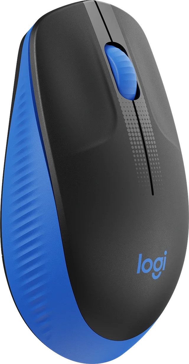 Безжична мишка Logitech - M190, USB, 1000 DPI Синя