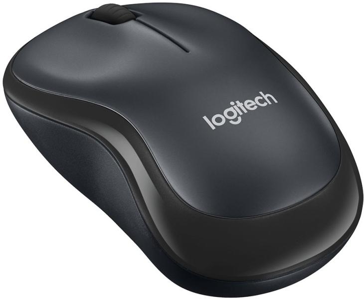 Безжична мишка Logitech M220 Silent, Wireless, 1000 DPI, Черна