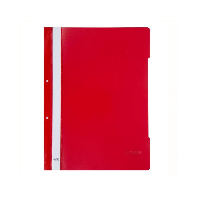Папка PVC с перфорация, A4 Noki, цвят Червен