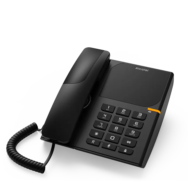 Стационарен телефон Alcatel T28 - черен
