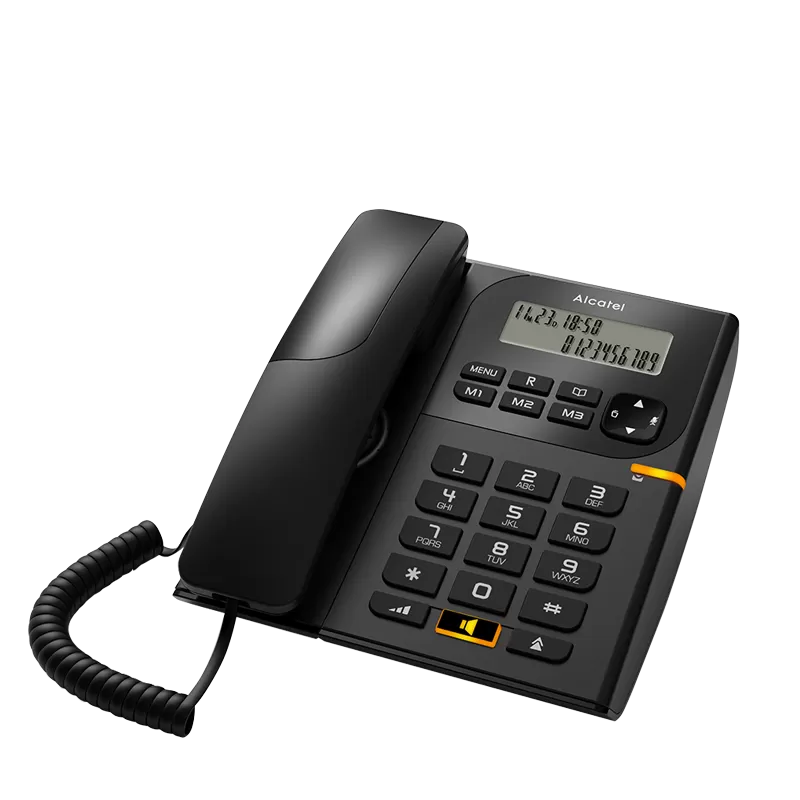 Стационарен телефон Alcatel T58 - черен
