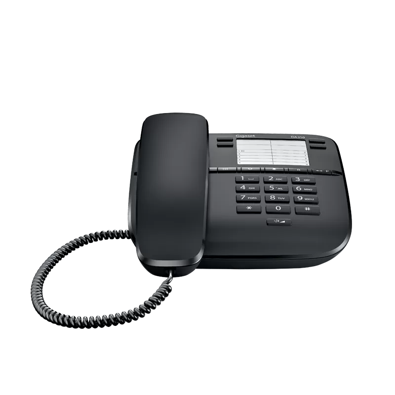 Стационарен Телефон Gigaset DA310 - черен