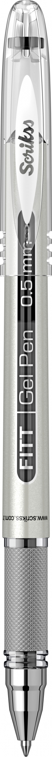 Гел ролер Scrikss Fitt Gel, модел 78621, 0,5 мм., Черен