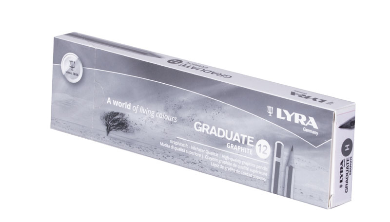 Графит Lyra Graduate H 12 броя в кутия