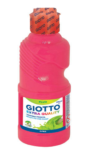 Темперна боя Giotto Fluo Paint 250 мл. цвят Розов