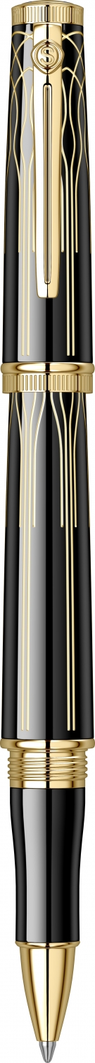 Ролер Scrikss  Heritage в кутия от дърво, модел 80822, цвят Черен / Злато