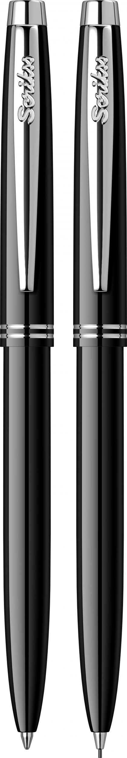 Комплект Scrikss Автоматична х-ка+Автоматичен молив Prestige, модел 81911, цвят Черен