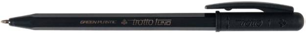 Рециклирана химикалка Tratto 1Uno Recycled Pen 1,0mm цвят  Черен