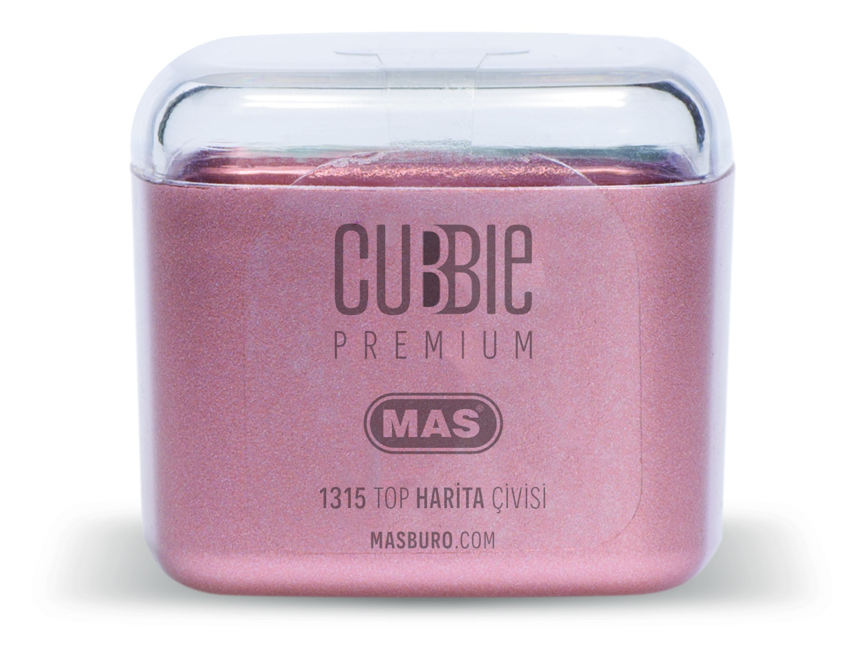 Пинчета MAS Cubbie Premium, модел 1315, кръгла глава оп.25 розово злато