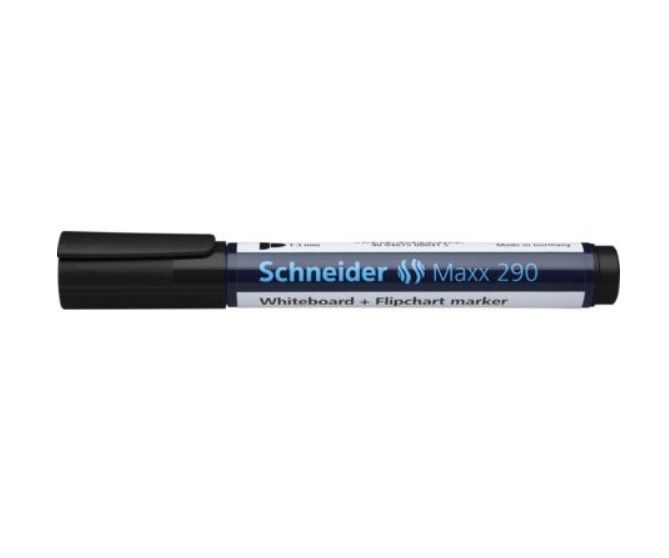Schneider 290 Maxx маркер за бяла дъска черен