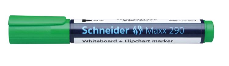 Schneider 290 Maxx маркер за бяла дъска зелен