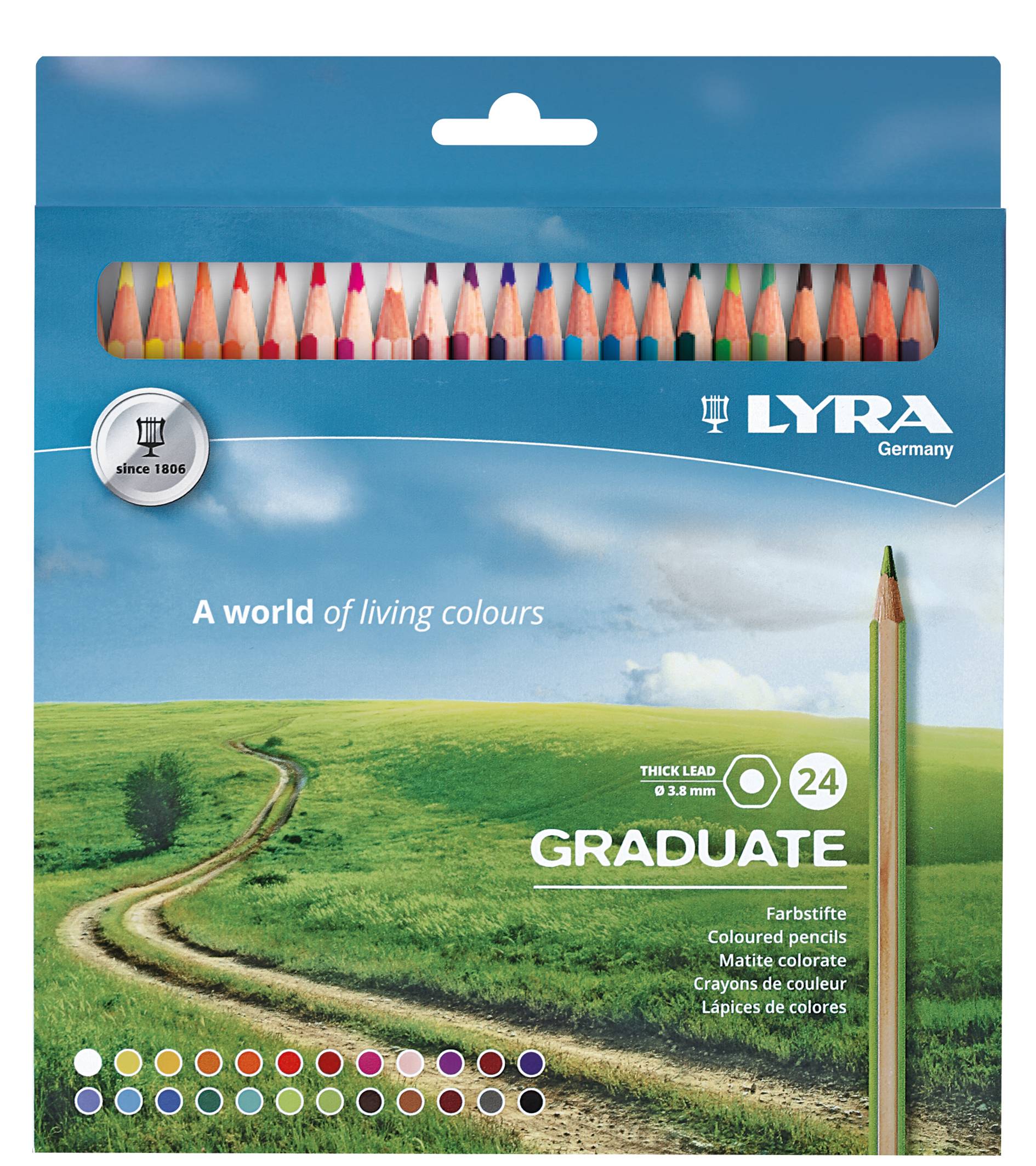 Моливи за оцветяване Lyra Graduate 24бр